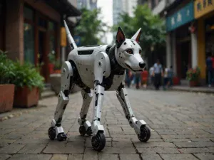 Il Robot Cane Cinese D5 di Pudu: Autonomia Totale per Mappare e Navigare Grandi Aree